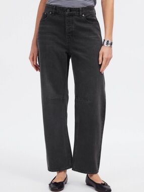 NWT Madewell The Darted Barrel-Leg Jean Denim Olenda Wash Size 26 NEW